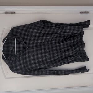 Under Armour Black and Gray Checkered Shirt
